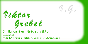 viktor grebel business card